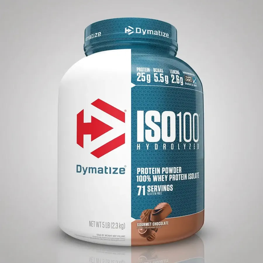 ISO 100 Dymatize 5 LB 71 Porciones · Barrita Dubai + Shaker Regalo